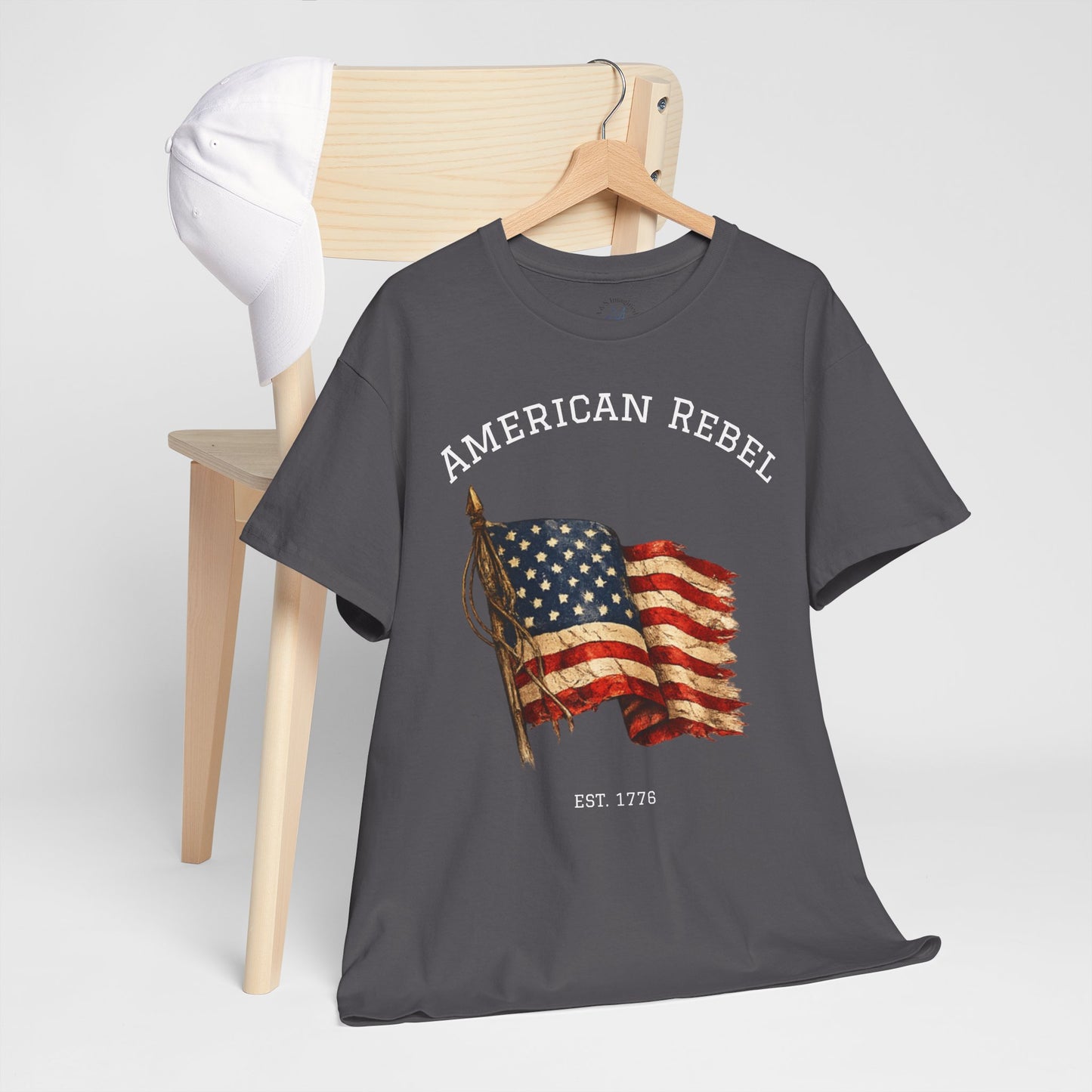 American Rebel 1776 Shirt | Vintage American Flag Tee | Patriotic USA T-Shirt | Independence Day Tshirt | Distressed Flag Graphic Shirt | Fourth of July Outfit