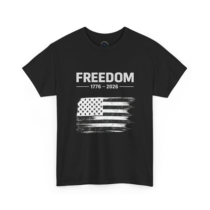 Vintage Freedom 1776 2026 Shirt | Patriotic American Flag Tee | USA 250 Anniversary T-Shirt | Minimalist Independence Tshirt | Fourth of July Outfit
