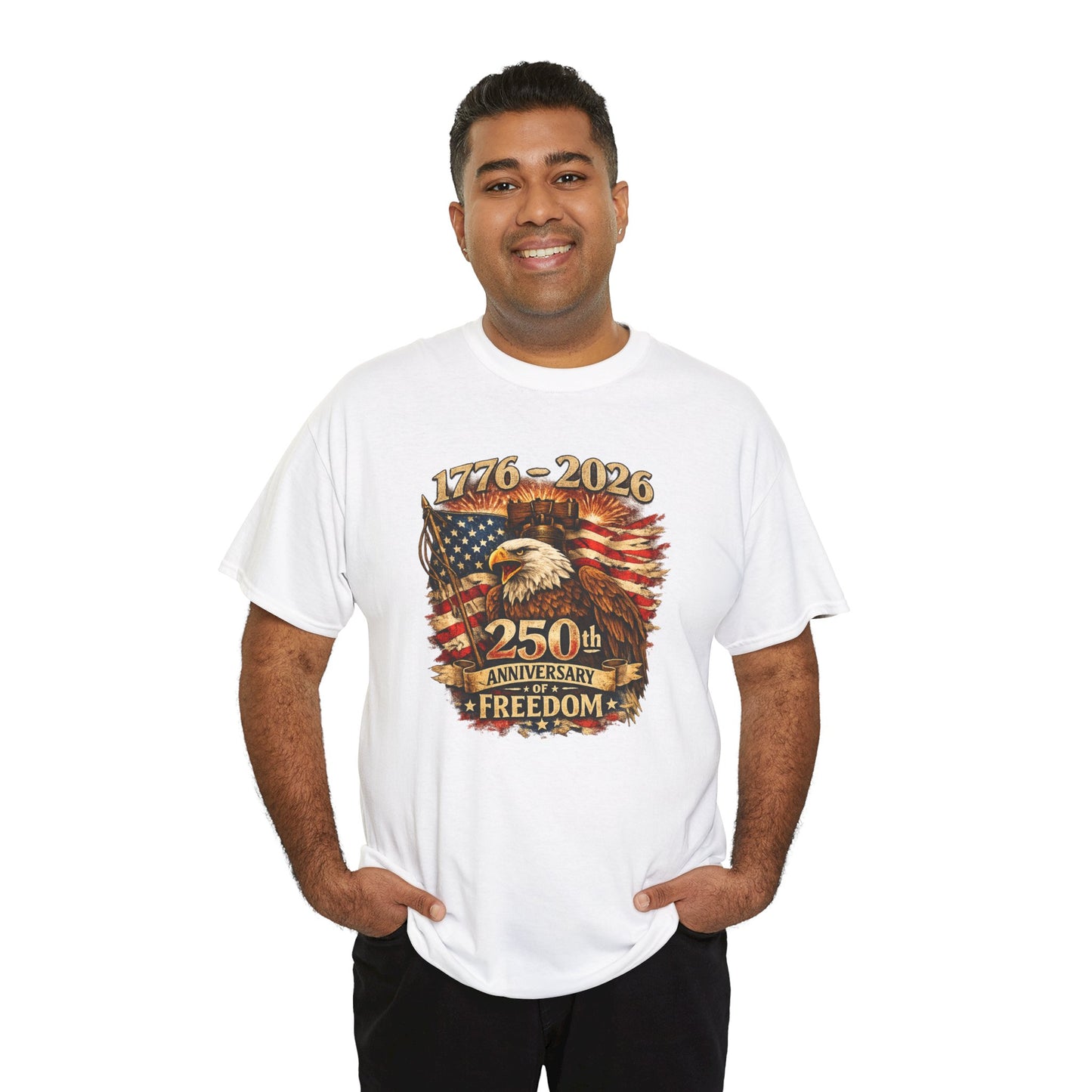 Bald Eagle 1776-2026 Shirt | 250th Anniversary of America Tee | Patriotic Eagle T-Shirt | Fourth of July Outfit | USA 250 Years Tee
