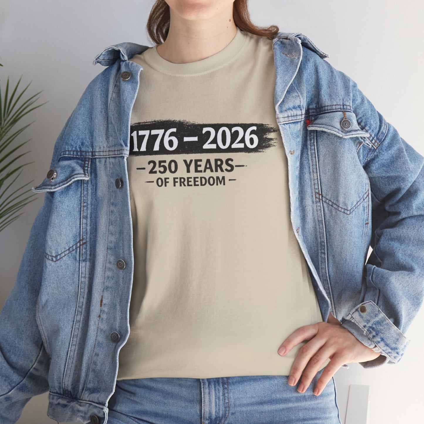 1776-2026 Shirt | 250 Years of Freedom Shirt | Minimalist Patriotic Tee | Fourth of July Shirt | USA Anniversary Shirt | American Independence T-Shirt