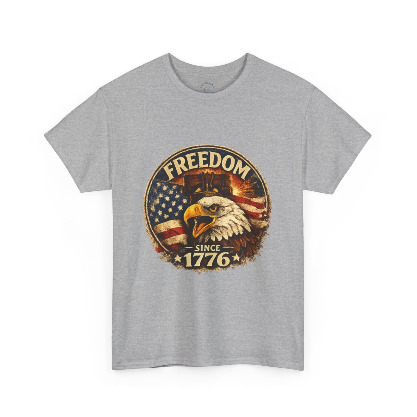 Freedom Since 1776 Shirt | American Eagle Vintage Tee | Fourth of July Graphic T-Shirt | USA Flag Eagle Tshirt | Independence Day Outfit