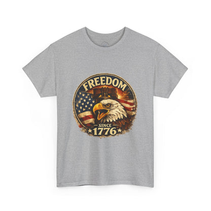 Freedom Since 1776 Shirt | American Eagle Vintage Tee | Fourth of July Graphic T-Shirt | USA Flag Eagle Tshirt | Independence Day Outfit